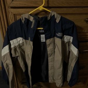 Boys North Face rain jacket size large